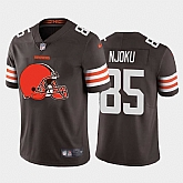 Nike Browns 85 David Njoku Brown Team Big Logo Vapor Untouchable Limited Jersey Dzhi,baseball caps,new era cap wholesale,wholesale hats